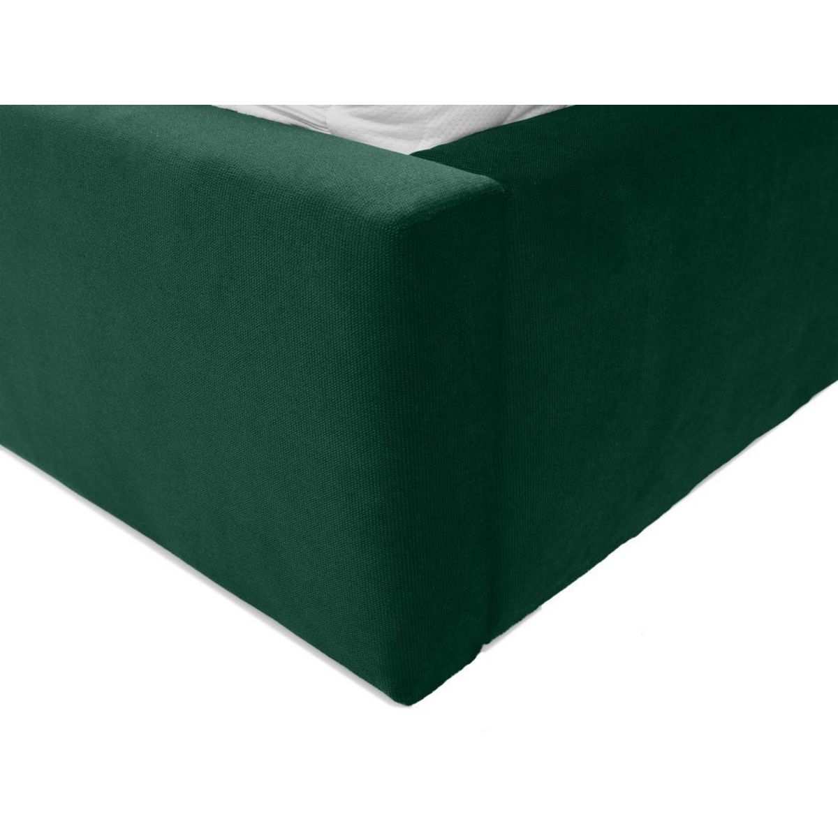 BEST MOBILIER Esmee - lit coffre - 160x200 cm - en velours - sommier inclus