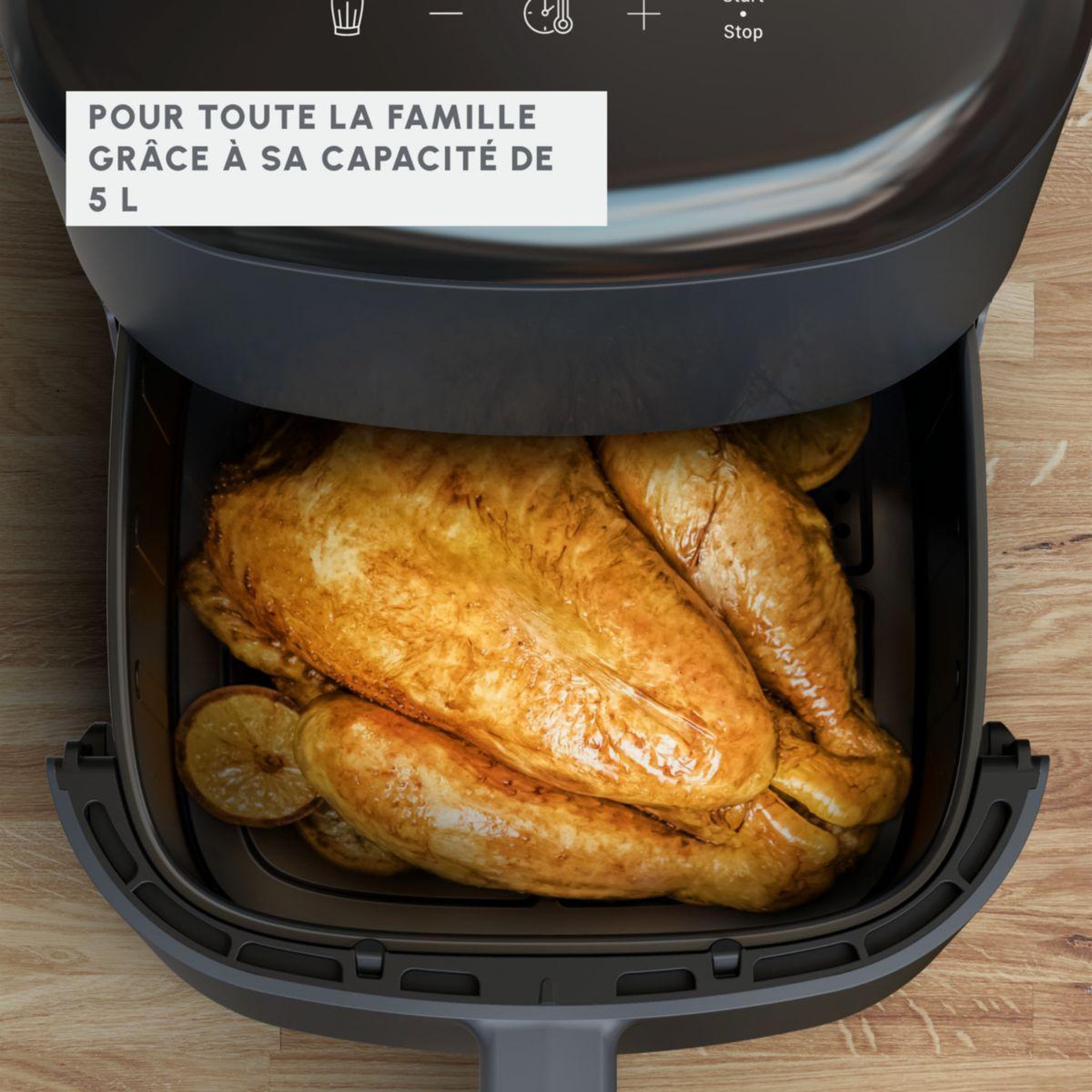 Voir la diapositive 5 : MOULINEX Friteuse sans huile easy fry max 5l ez245b20