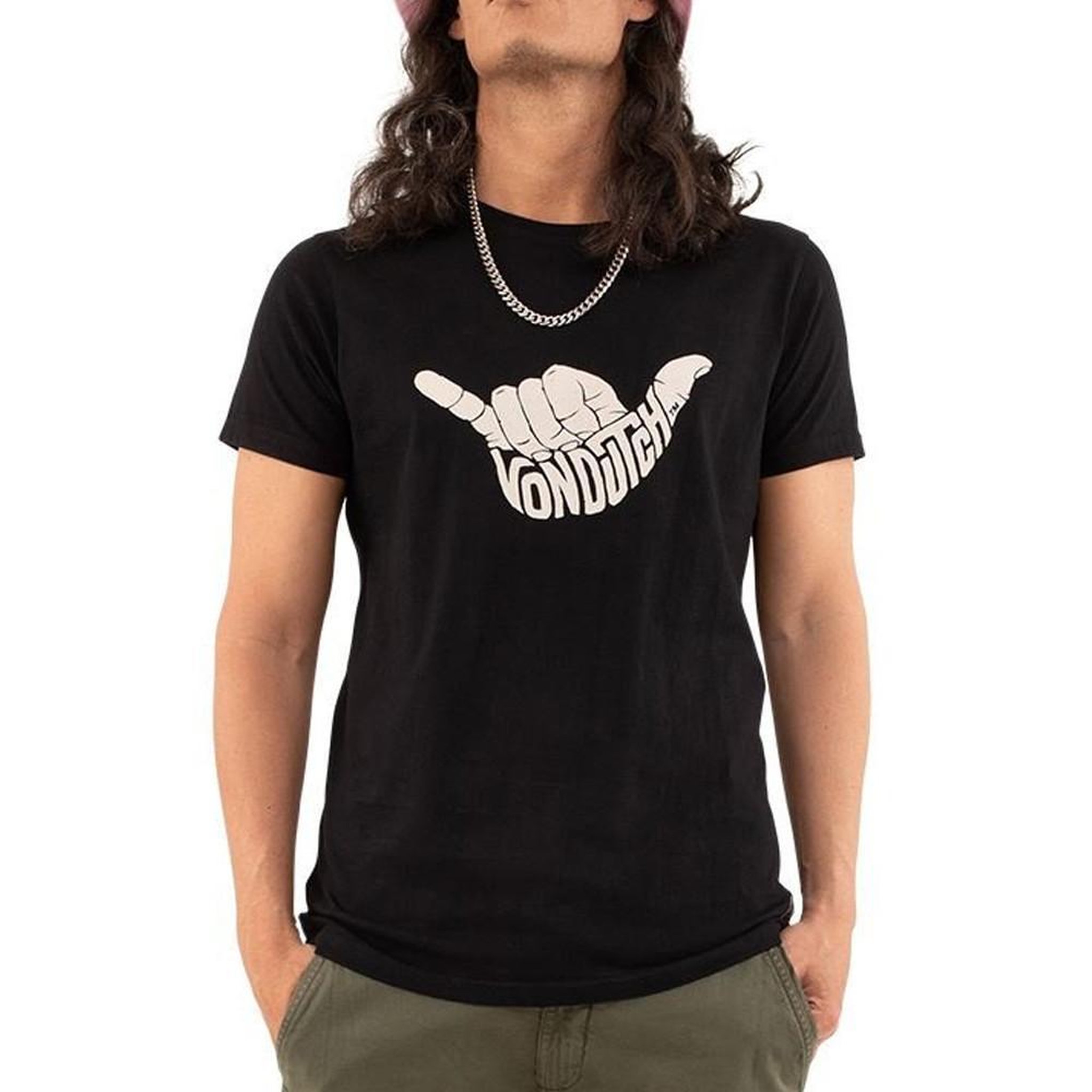 Voir la diapositive 1 : VON DUTCH T-shirt Noir Homme Von Dutch SIGN