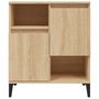Voir la diapositive 5 : VIDAXL Buffet Chene sonoma 60x35x70 cm Bois d'ingenierie
