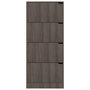 Voir la diapositive 5 : VIDAXL Armoire a chaussures 4 portes Chene sonoma gris Bois ingenierie