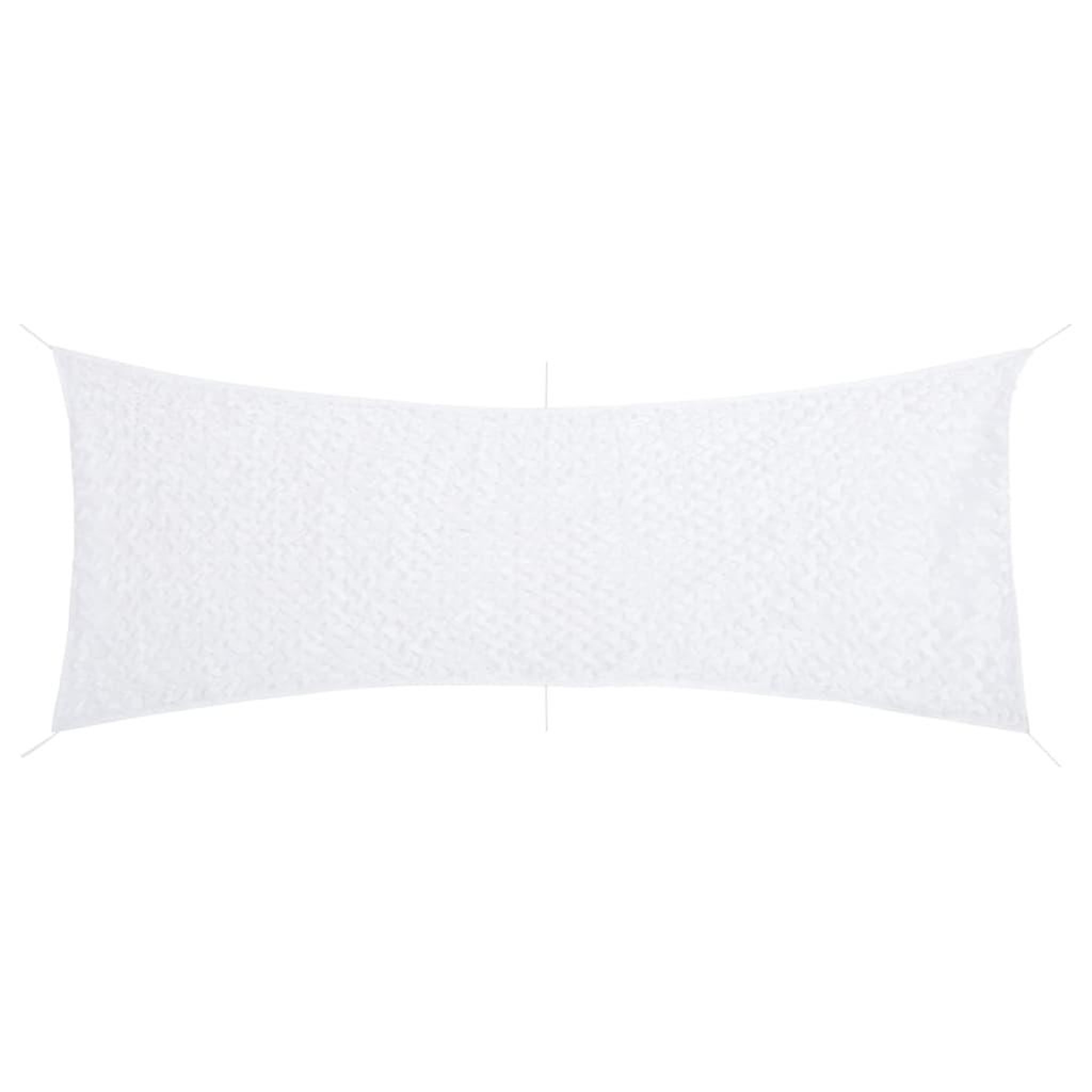 VIDAXL Filet de camouflage avec sac de rangement 525x205 cm blanc