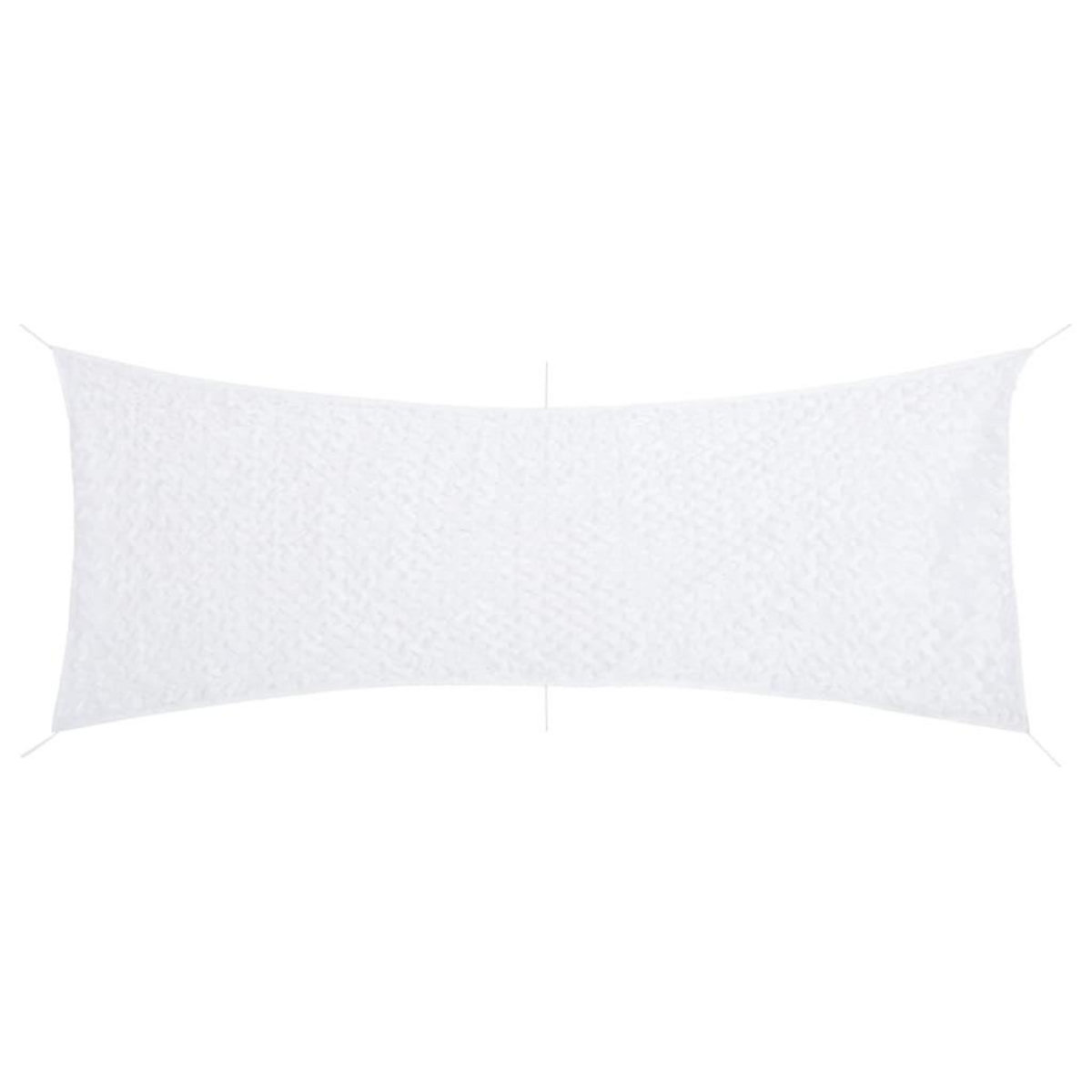 VIDAXL Filet de camouflage avec sac de rangement 525x205 cm blanc