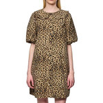 Pieces Robe Léopard Femme Pieces Nancy 2/4. Coloris disponibles : Marron