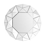 Paris Prix Miroir Mural Design  Vulcanus  70cm Argent