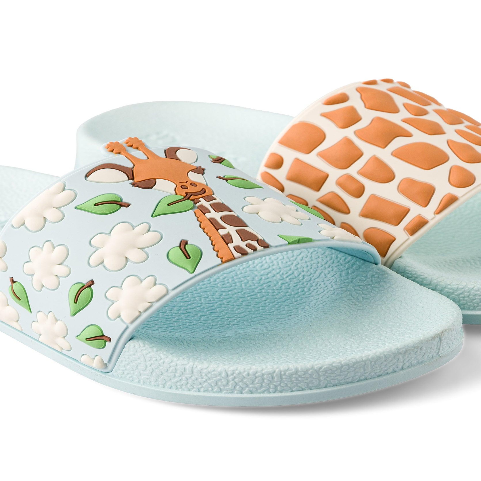 Voir la diapositive 4 : DEDOLES Claquettes enfants girafe mignonne