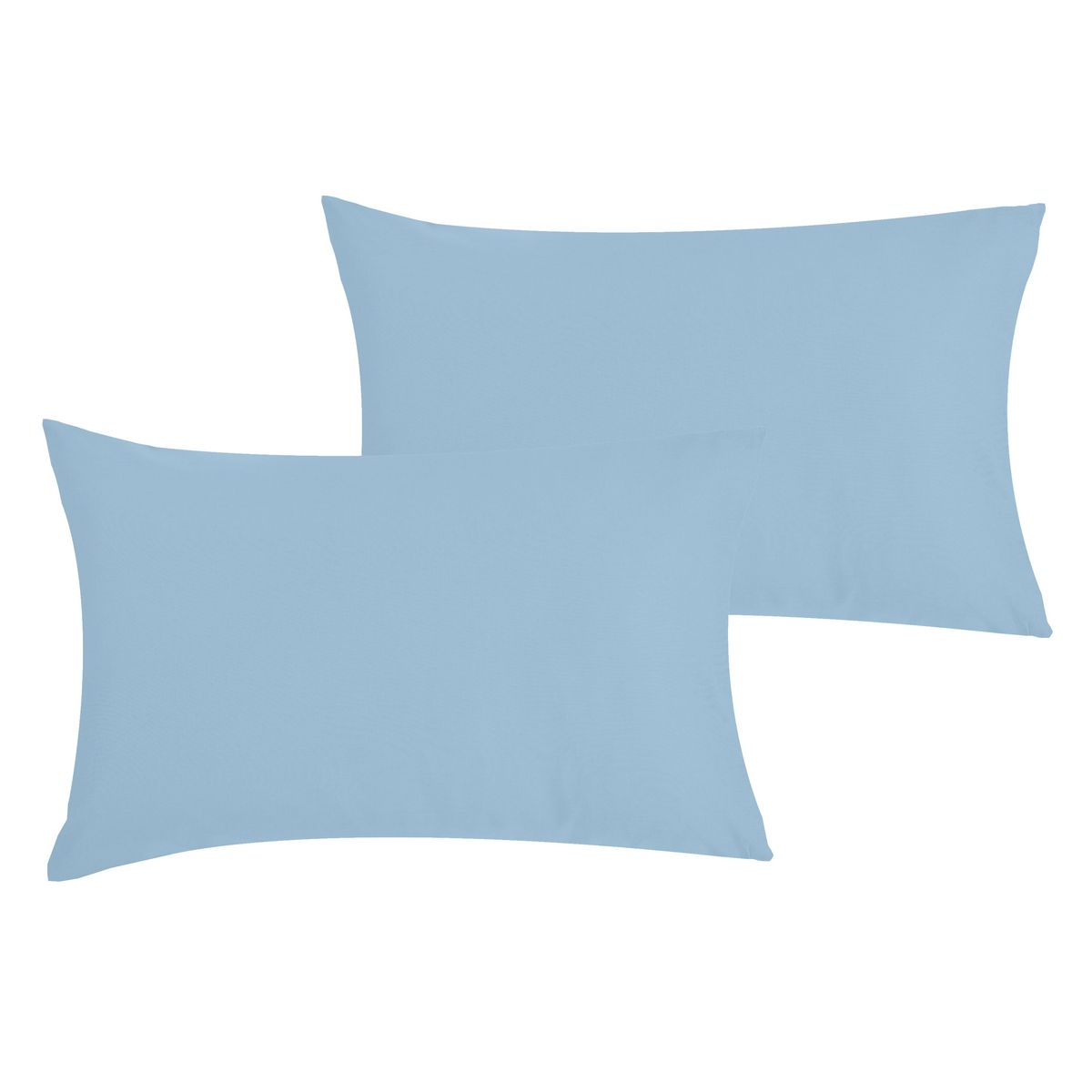 PTIT BASILE Lot de 2 taies d'oreiller bébé en coton bio 40 x 60 cm coloris unis 