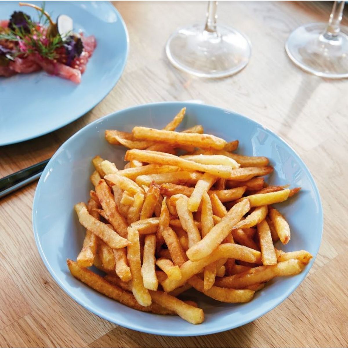 LUMINARC Service d'assiettes opale 18 pièces DIWALI Bleu