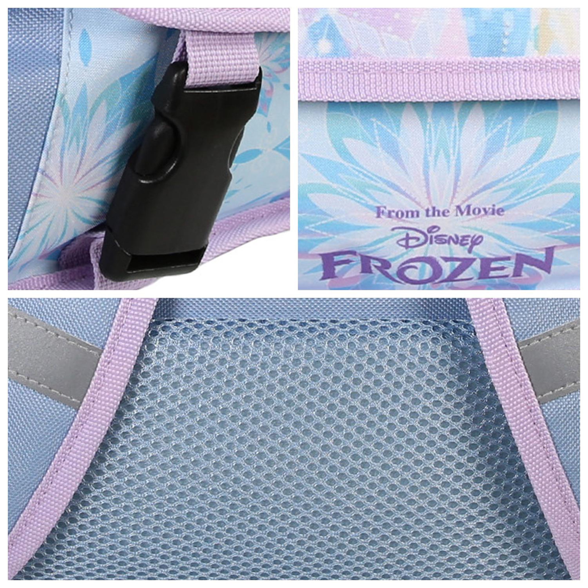 Voir la diapositive 6 : Bagtrotter Cartable Scolaire Primaire 38cm La Reine des Neiges - Frozen Disney Bleu Turquoise  2 Compartiments - Bagtrotter