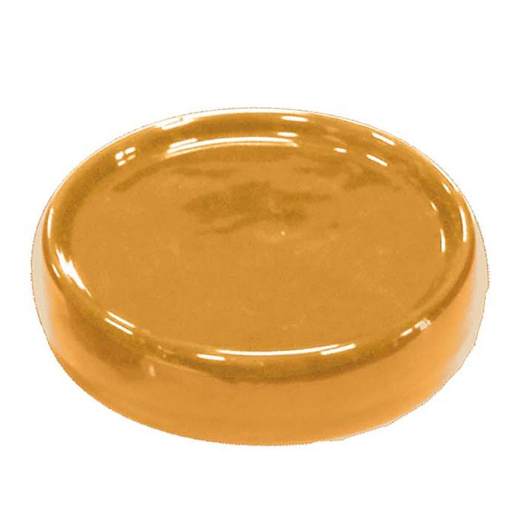 Douceur d'Intérieur Porte savon en céramique  bullea  10cm ocre