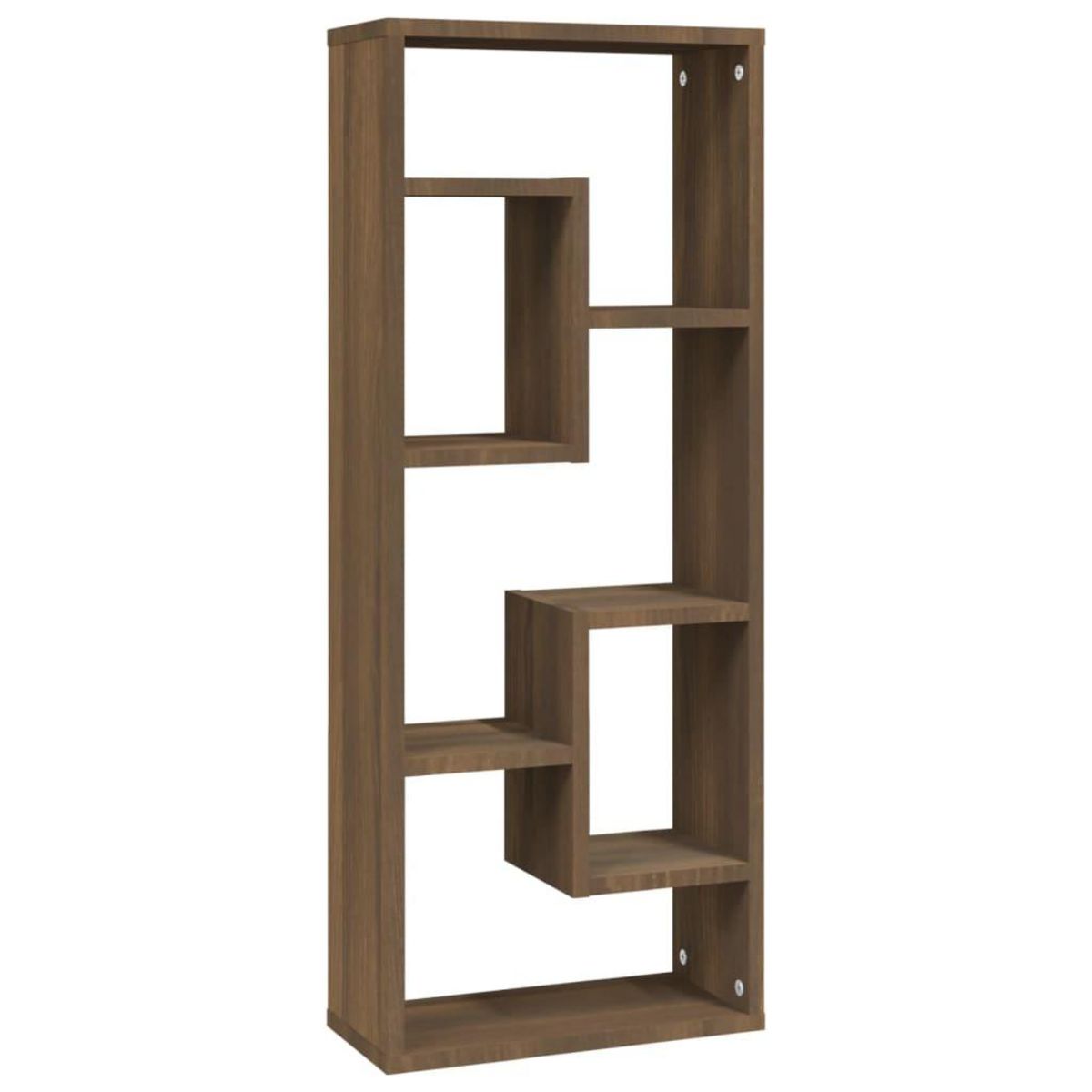 VIDAXL Etagere murale Chene marron 36x16x90 cm Bois d'ingenierie