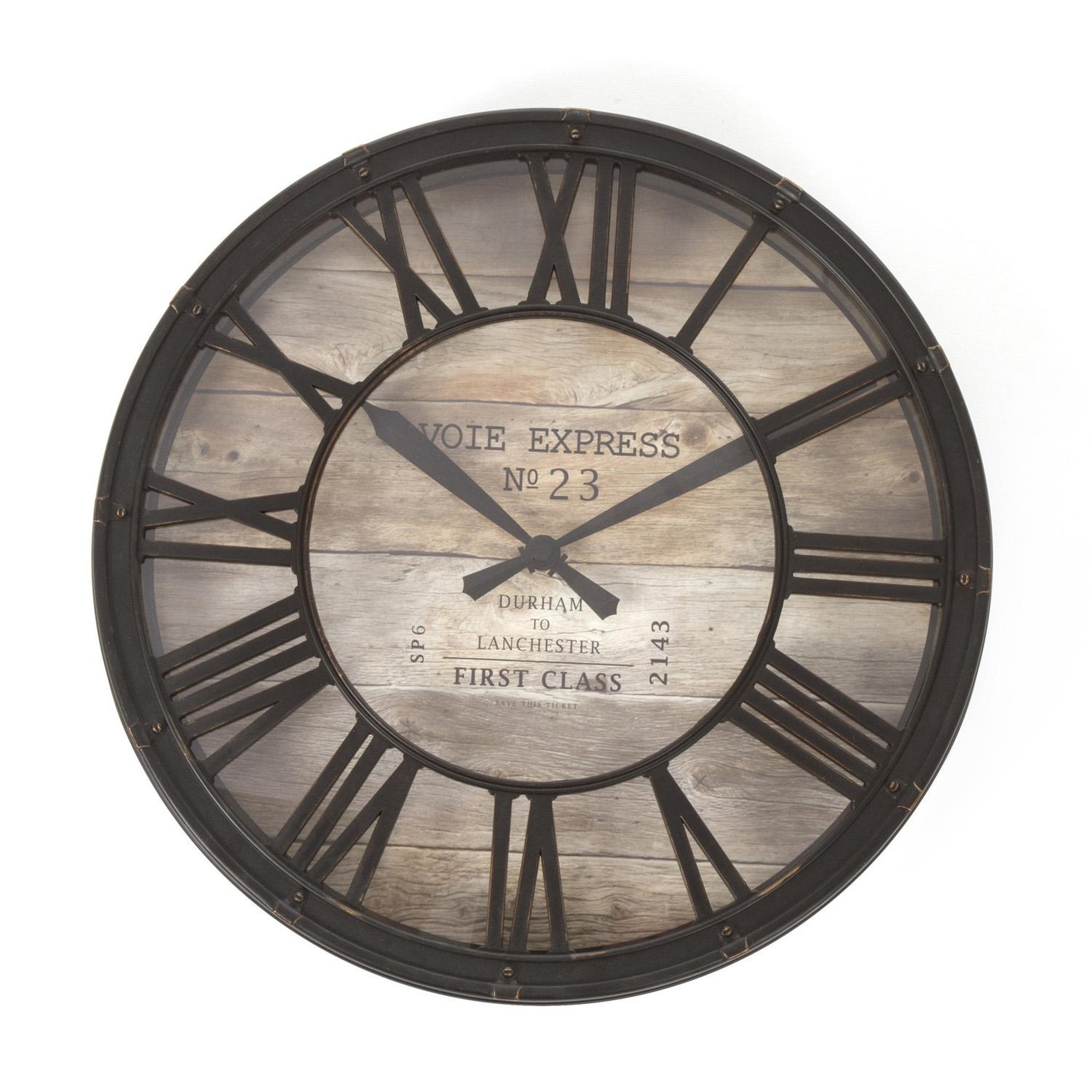 ATMOSPHERA Pendule vintage - diam. 39 cm. - plastique