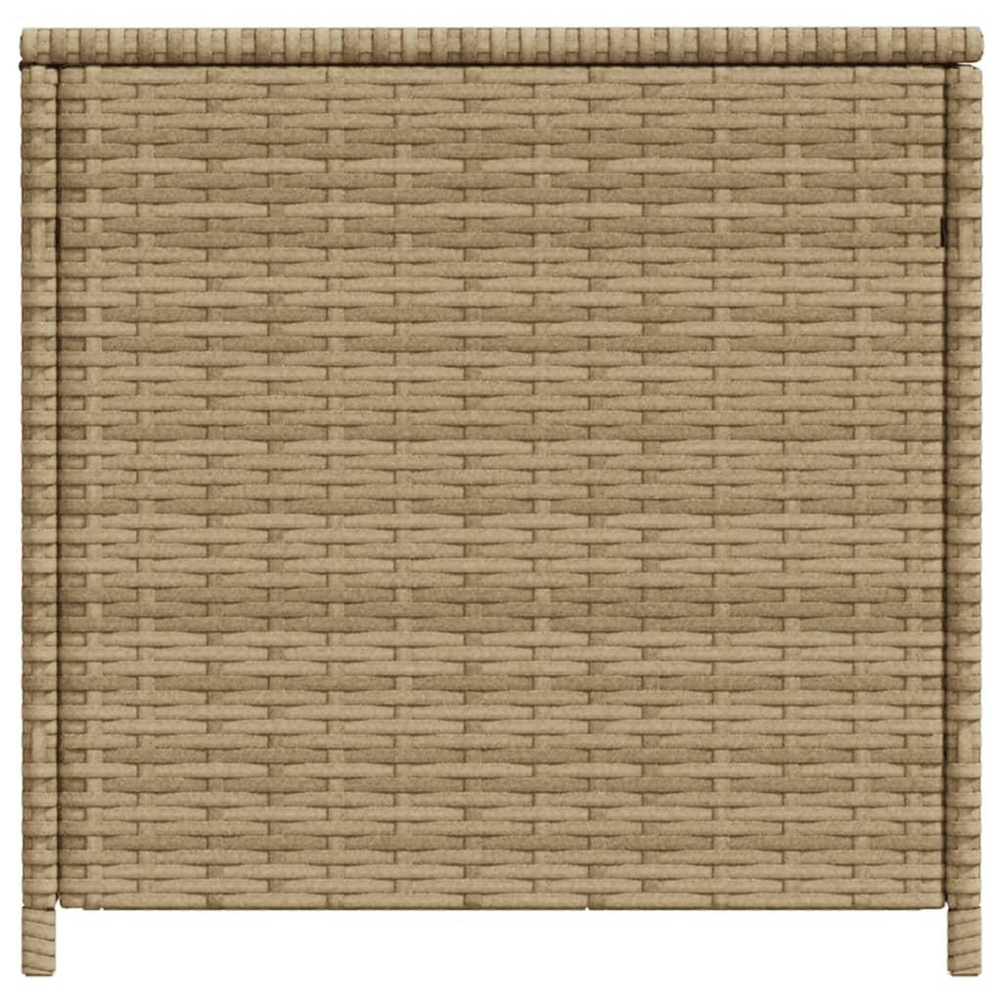Voir la diapositive 5 : VIDAXL Boîte de rangement de jardin melange beige 469L resine tressee