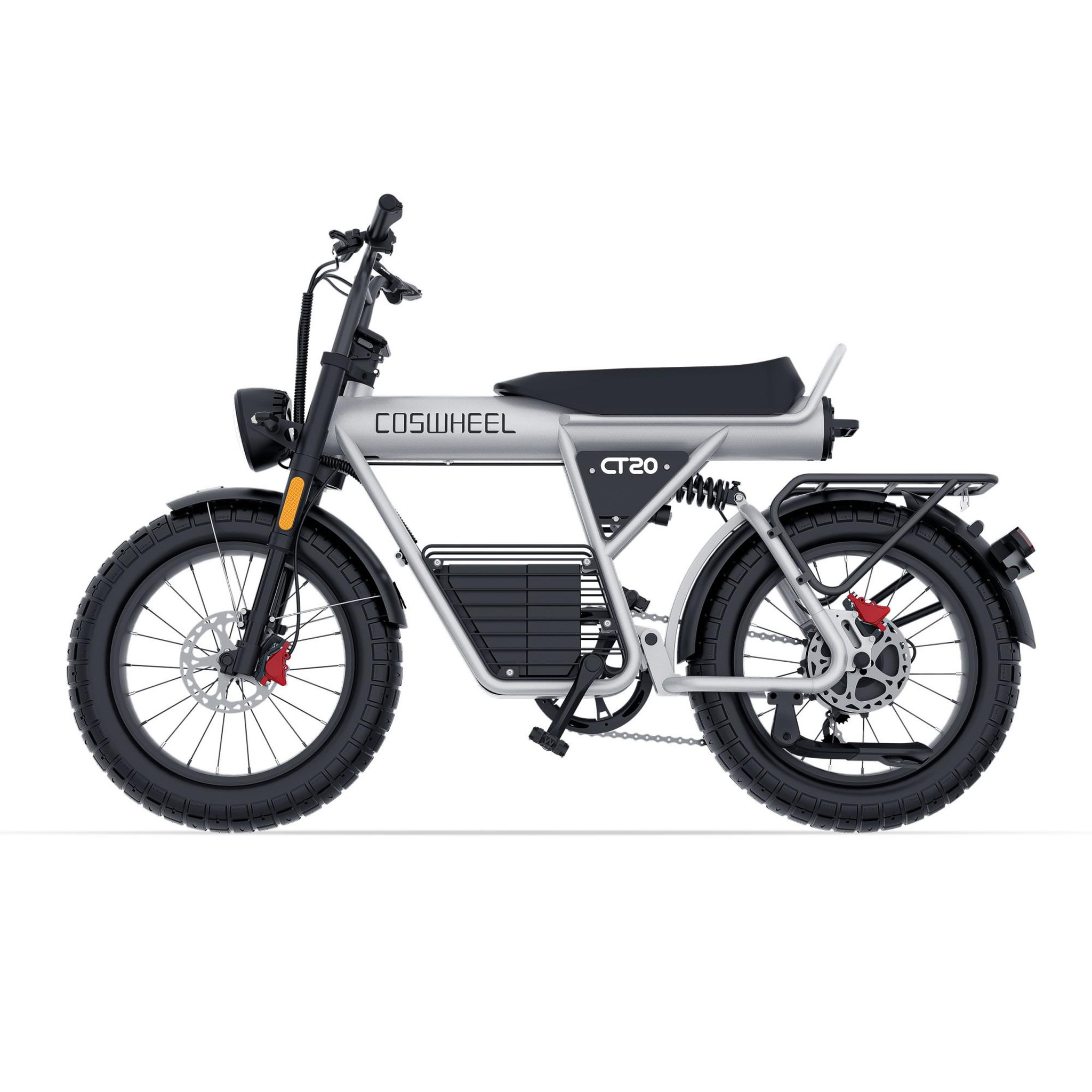 Voir la diapositive 3 : COSWHEEL Vélo électrique coswheel ct20, 48 v 25 ah, grande autonomie, gris