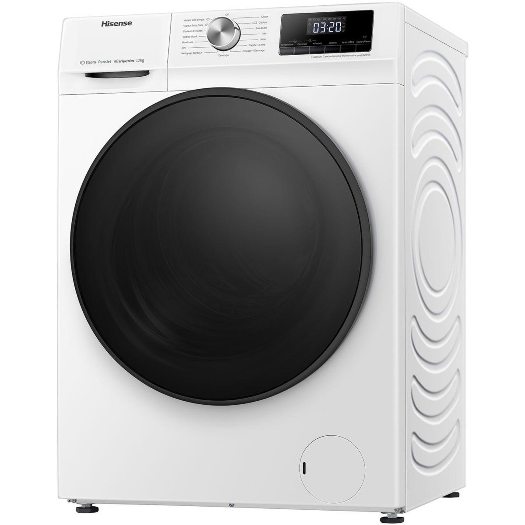 Voir la diapositive 2 : Hisense Lave linge hublot WFQA1214EVJM