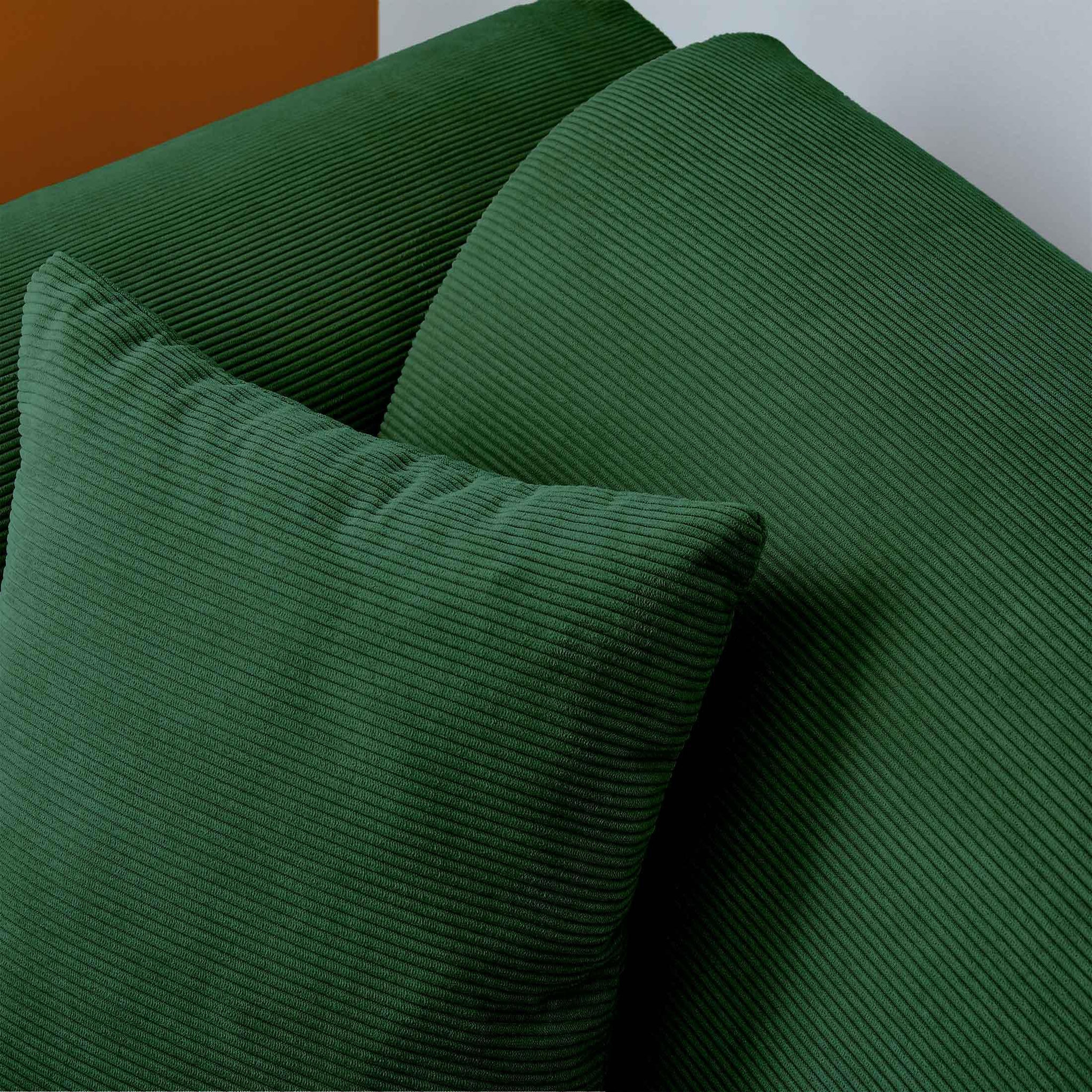 Voir la diapositive 3 : LISA DESIGN Aumance - canapé d'angle droit 4 places - en velours côtelé