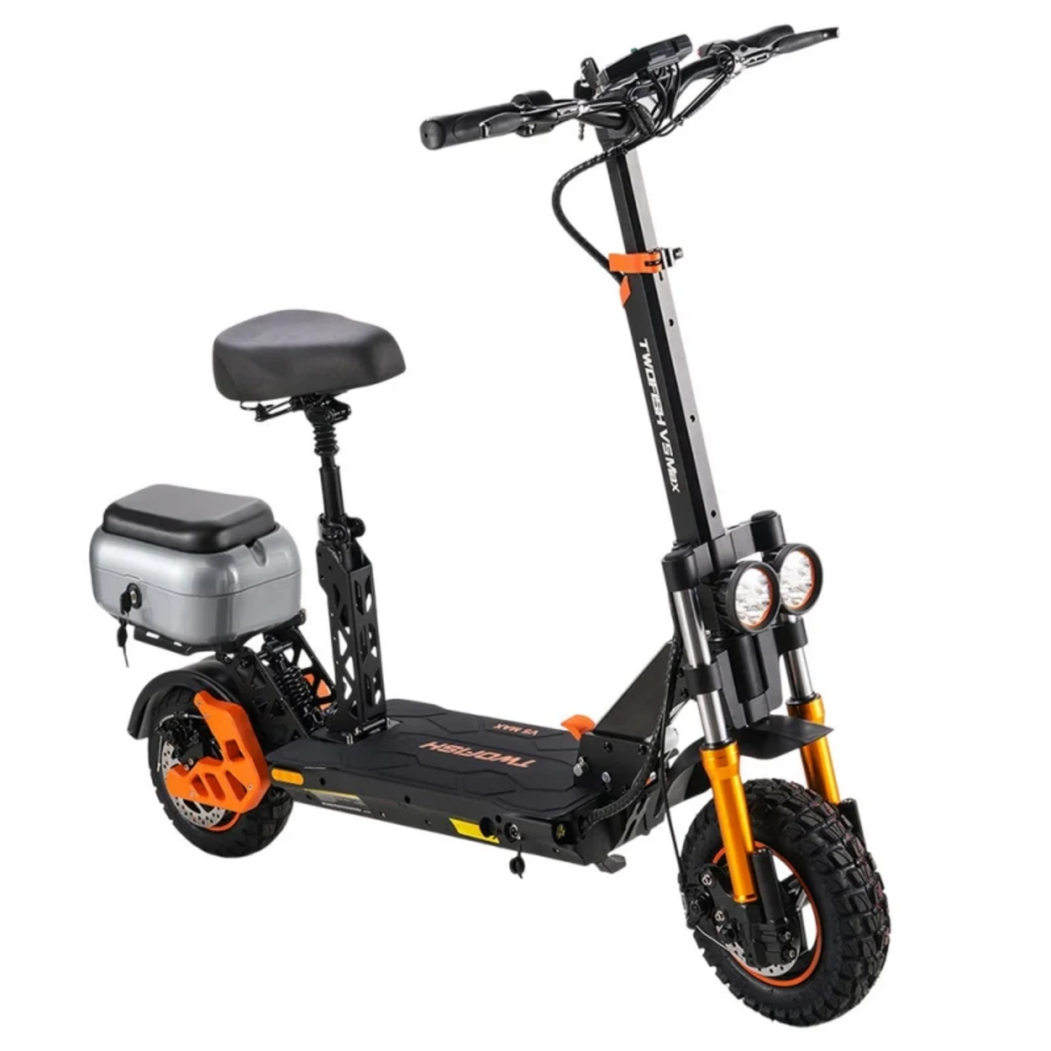 Voir la diapositive 3 : TWOFISH Trottinette électrique TWOFISH V5 MAX, avec siège, batterie 48 V 18 Ah