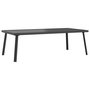 Voir la diapositive 2 : VIDAXL Table basse de jardin anthracite 110x55x35 cm acier