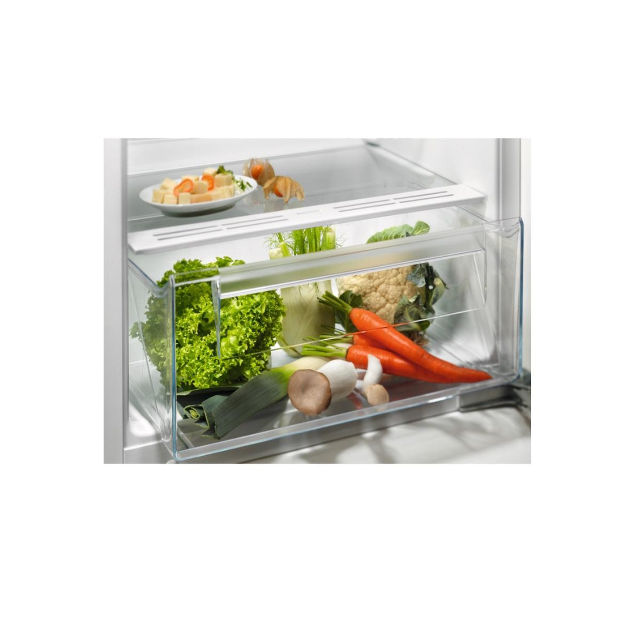 Voir la diapositive 4 : ELECTROLUX Réfrigérateur 1 porte intégrable à glissières 188l - lfb3de12s