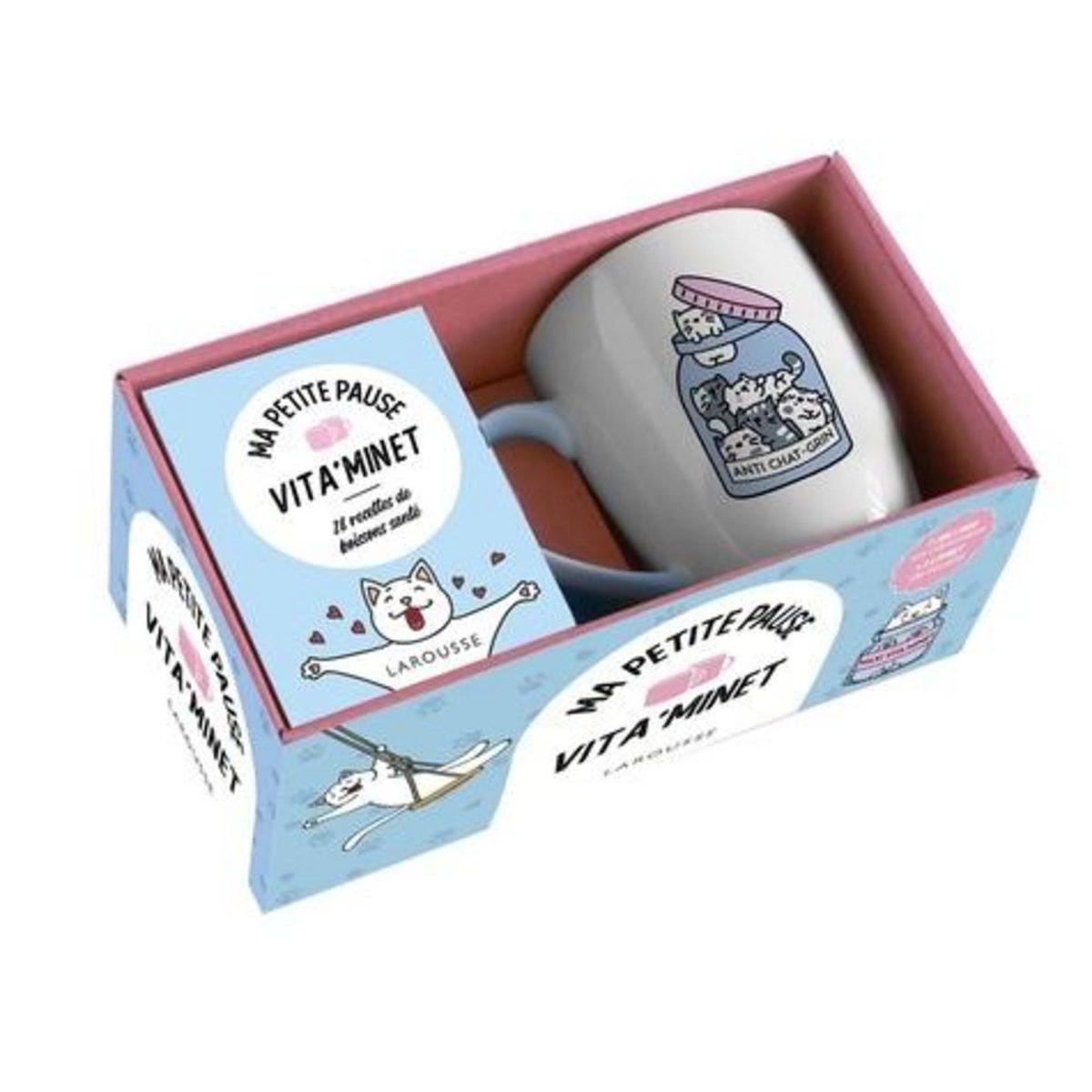 MA PETITE PAUSE VITA'MINET. 1 JOLI MUG EN CERAMIQUE + 1 LIVRET DE RECETTES, Augé Séverine