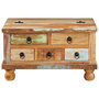 Voir la diapositive 2 : VIDAXL Table basse Bois de recuperation 70 x 70 x 38 cm