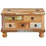 Voir la diapositive 2 : VIDAXL Table basse Bois de recuperation 70 x 70 x 38 cm