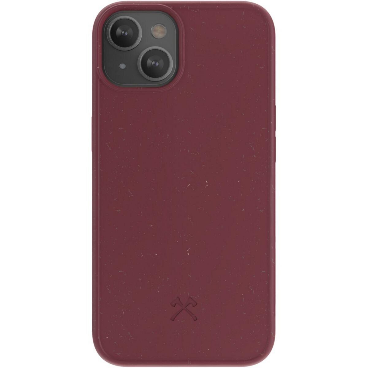 WOODCESSORIES Coque iPhone 13 mini BioCase rouge