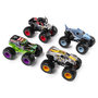 Voir la diapositive 2 : SPIN MASTER Monster Jam - Pack de 4 Monster Trucks 1/64ème