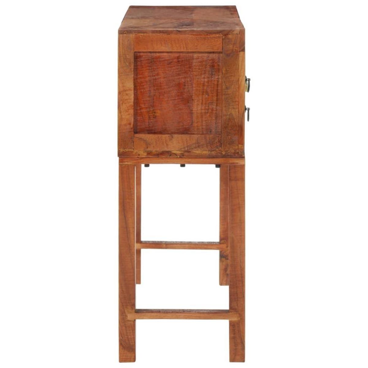 VIDAXL Table console 120x32x80 cm bois massif d'acacia