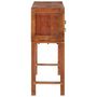 Voir la diapositive 5 : VIDAXL Table console 120x32x80 cm bois massif d'acacia