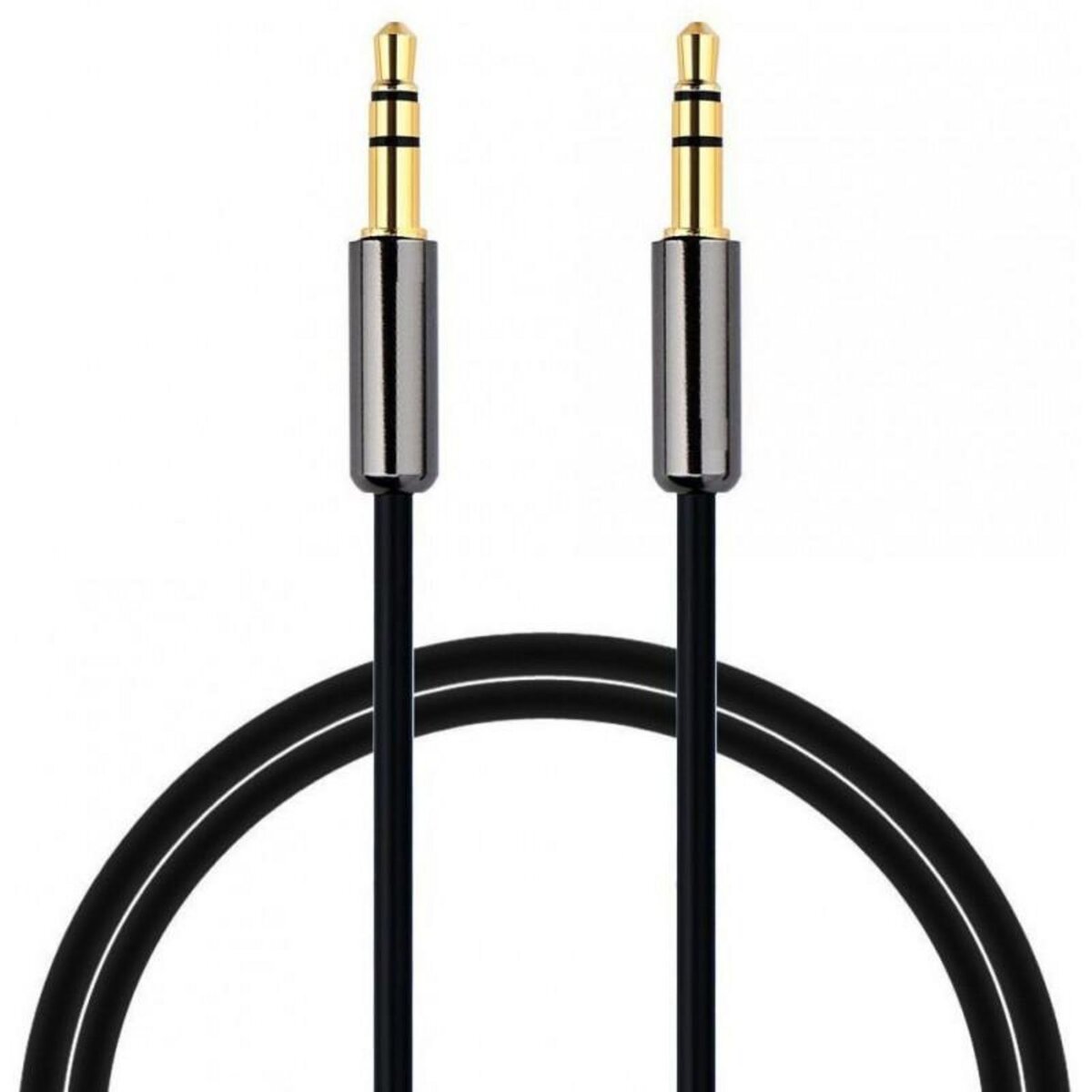 Akashi Câble jack mâle-mâle 3.5 mm  AKASHI ALTJ 35 B - 1m