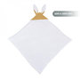 Voir la diapositive 2 : Monsieur Bébé Cape, sortie de bain pour bébé intérieur 100 % coton - 100 x 100 cm - Lapin - Moutarde