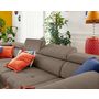 Voir la diapositive 4 : LISA DESIGN Merida - canapé panoramique en u - 7 places - convertible avec coffres et têtières réglables - en velours