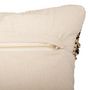 Voir la diapositive 3 : ATMOSPHERA Coussin Déco  Pompons  45x45cm Noir & Ocre