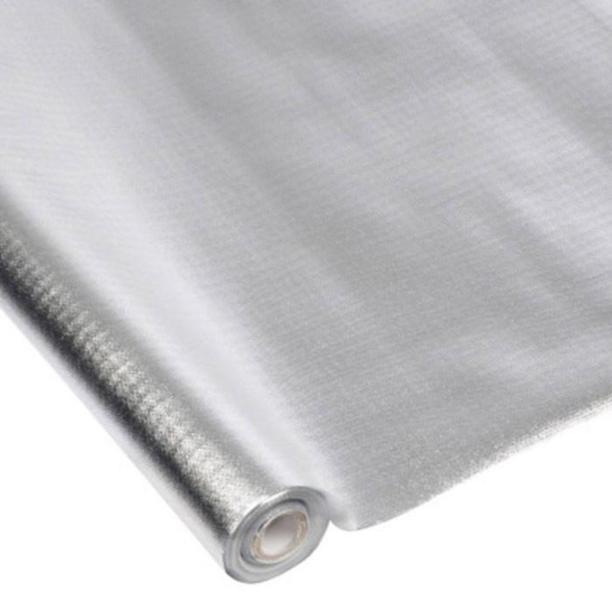Paris Prix Nappe Papier  Chromée  1,18x5m Argent