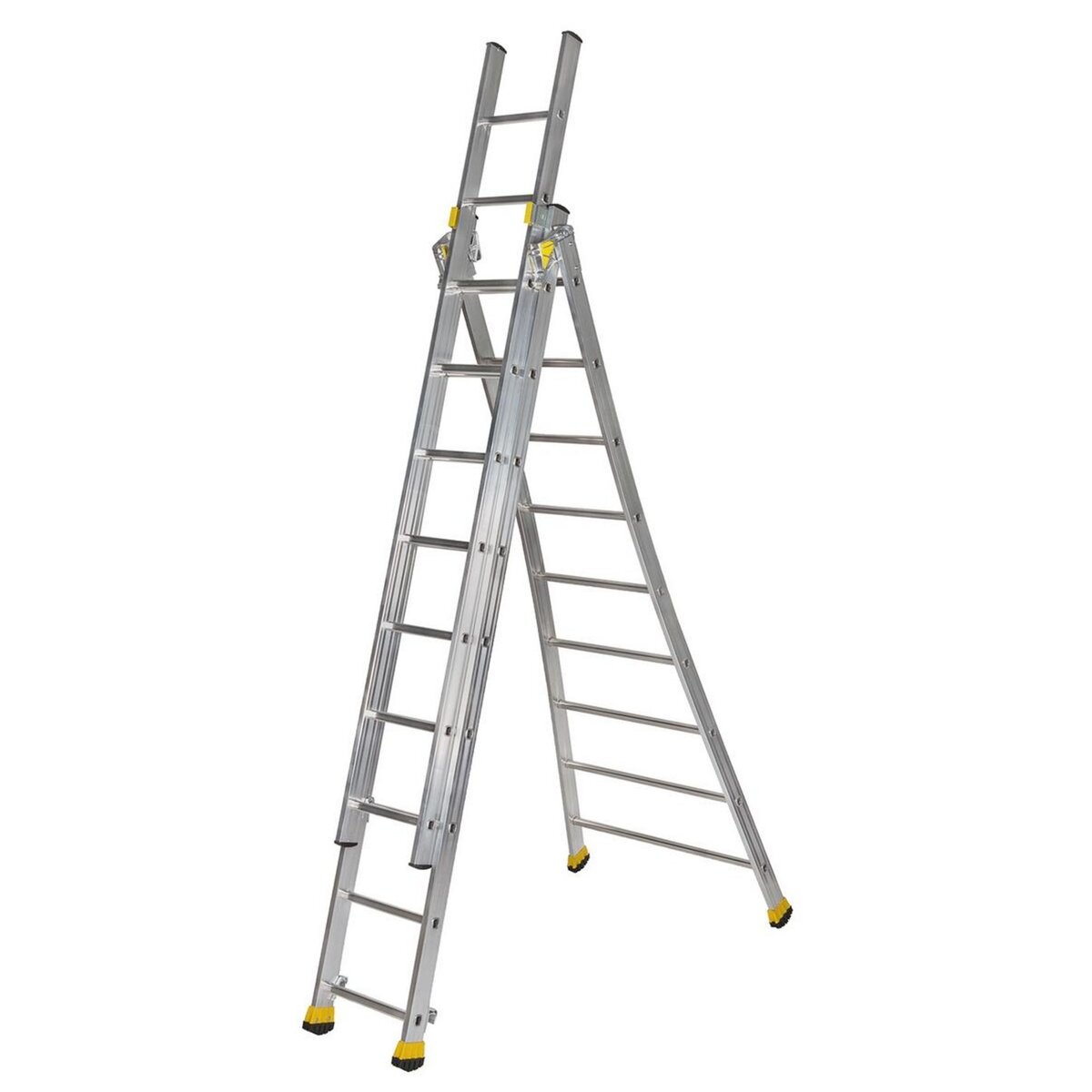 Centaure Echelle transformable 3 plans T3 3m60/8m10
