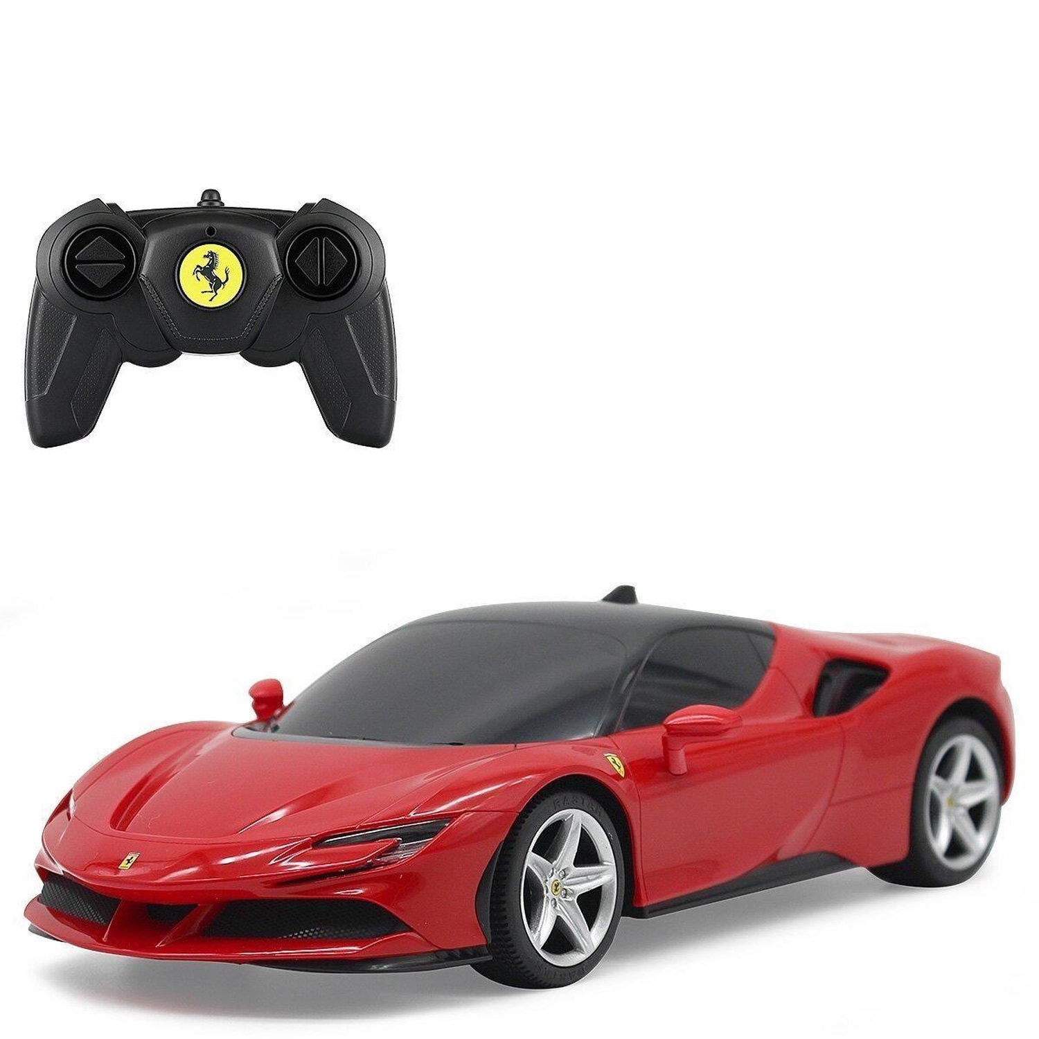 JAMARA 403124 Ferrari SF90 Stradale 2 4 GHz 1:24 sous Licence Officielle jusqu'à 1 Heure de Conduite à Environ 9 kmh détails Parfaitement reproduits Finition de Haute qualité - vue 9