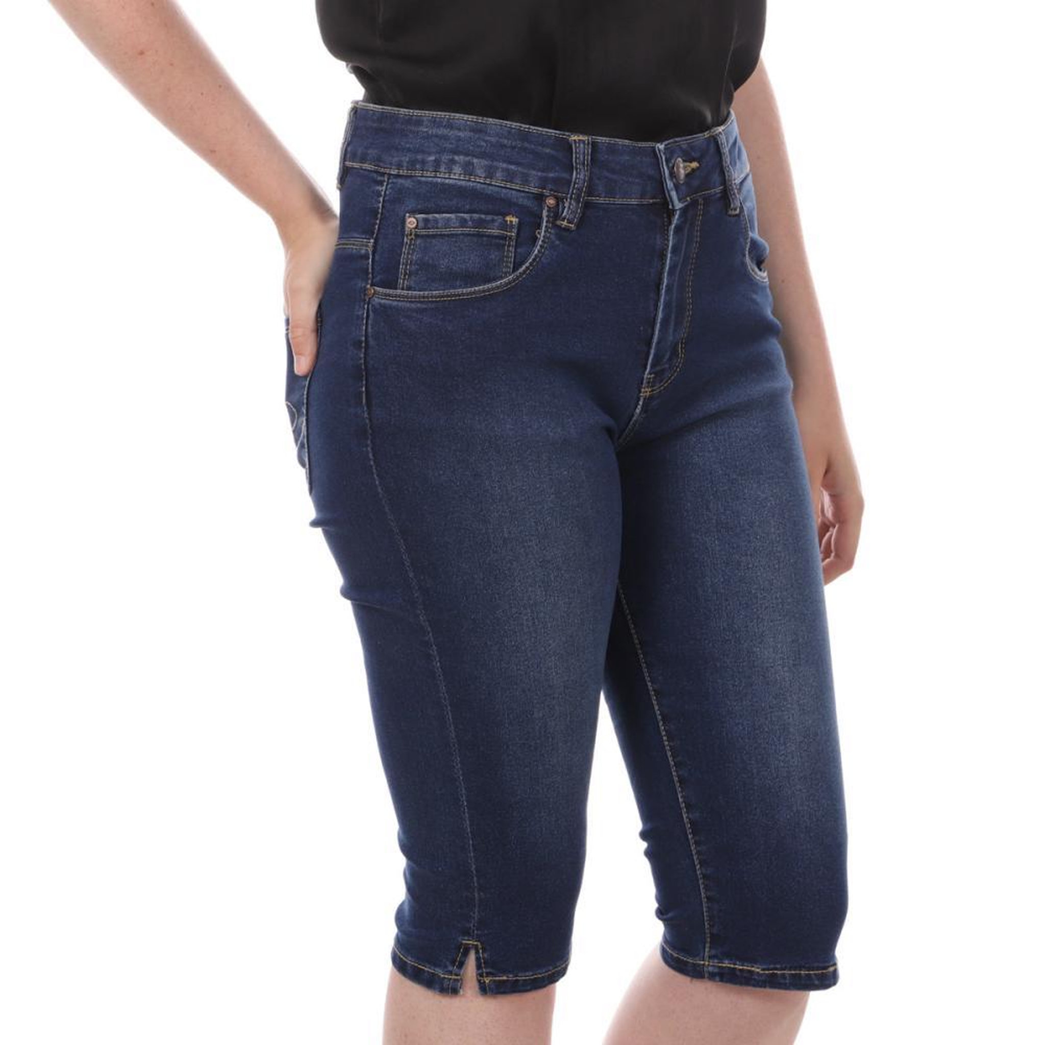 Voir la diapositive 1 : Lee Cooper Pantacourt  brut Femme Lee Cooper Ozija