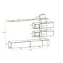Voir la diapositive 3 : Paris Prix Ensemble Meuble TV Design  Quill  250cm Blanc