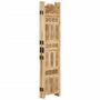 Voir la diapositive 2 : VIDAXL Cloison de separation 4 panneaux 160x165 cm Bois de manguier