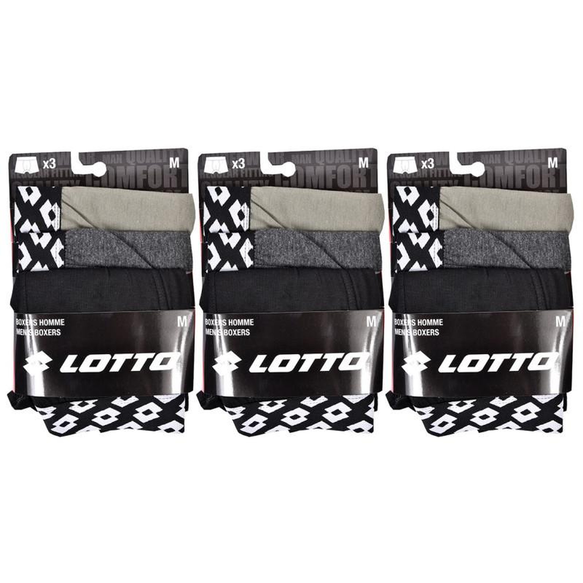 Voir la diapositive 3 : LOTTO Boxer homme LOTTO