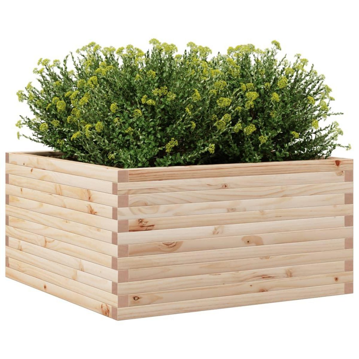 VIDAXL Jardiniere 90x90x46 cm bois de pin massif