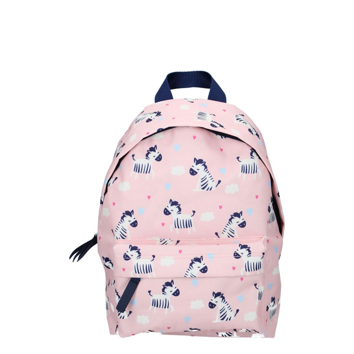 Sac maternelle avec pochette avant motifs zébres