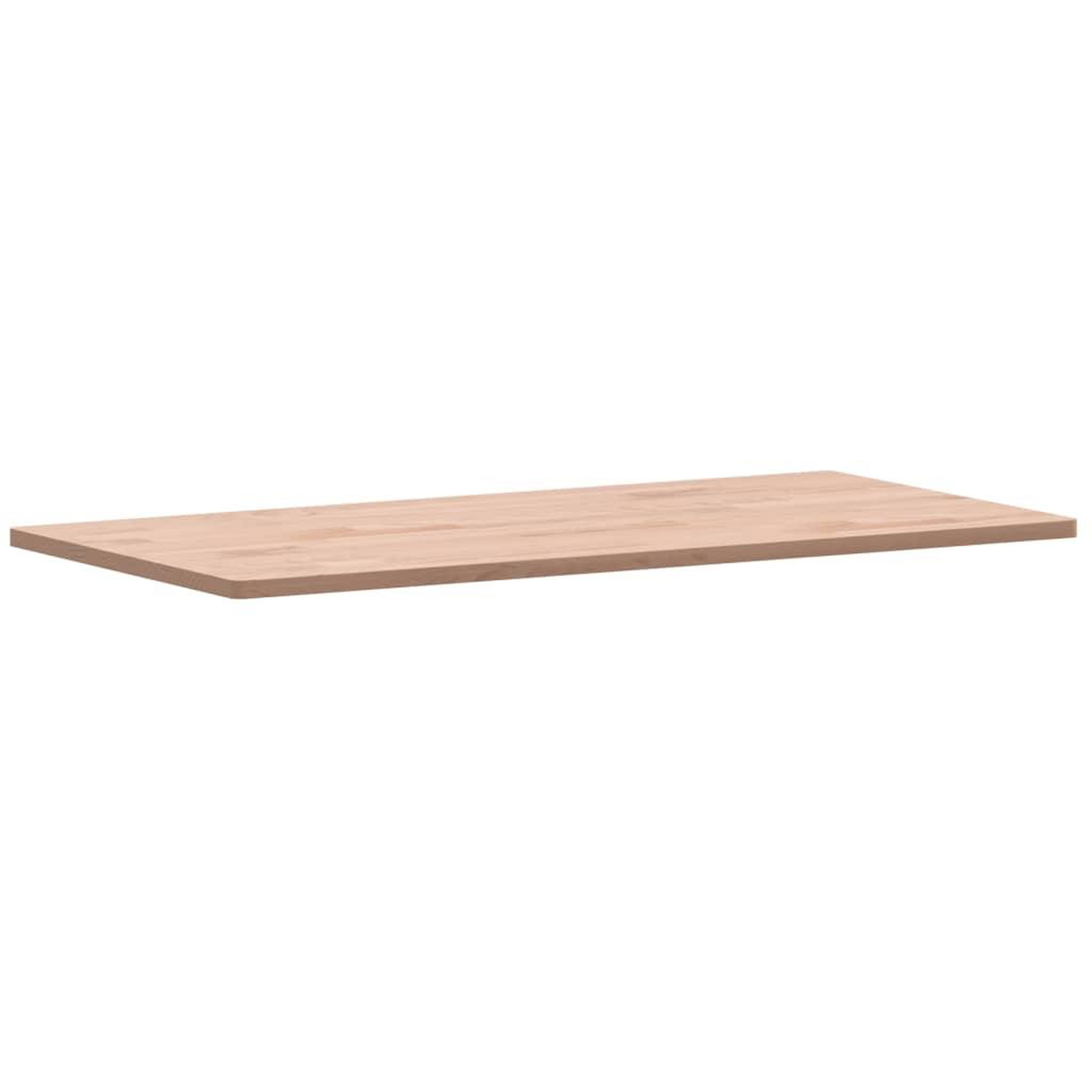 Voir la diapositive 3 : VIDAXL Dessus de table 100x50x1,5cm rectangulaire bois massif de hetre