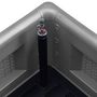 Voir la diapositive 4 : VIDAXL Lit sureleve de jardin avec systeme d'arrosage Gris 43x43x33 cm