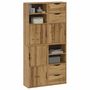 Voir la diapositive 4 : VIDAXL Armoires laterales 4 pcs ODDA 40x24x79 cm bois massif pin