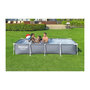 Voir la diapositive 2 : BESTWAY Piscine hors sol tubulaire BESTWAY - Steel Pro™ - 366 x 201 x 66 cm - Rectangulaire - décor graphique