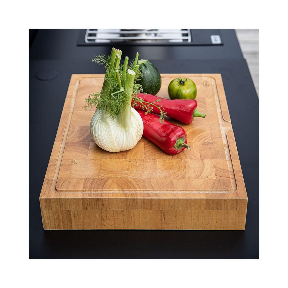 Eno Planche à découper billot avec bac gastronorme