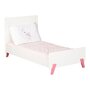 BABY PRICE Lit bébé évolutif Little Big Bed 140x70cm JOY coloris rose