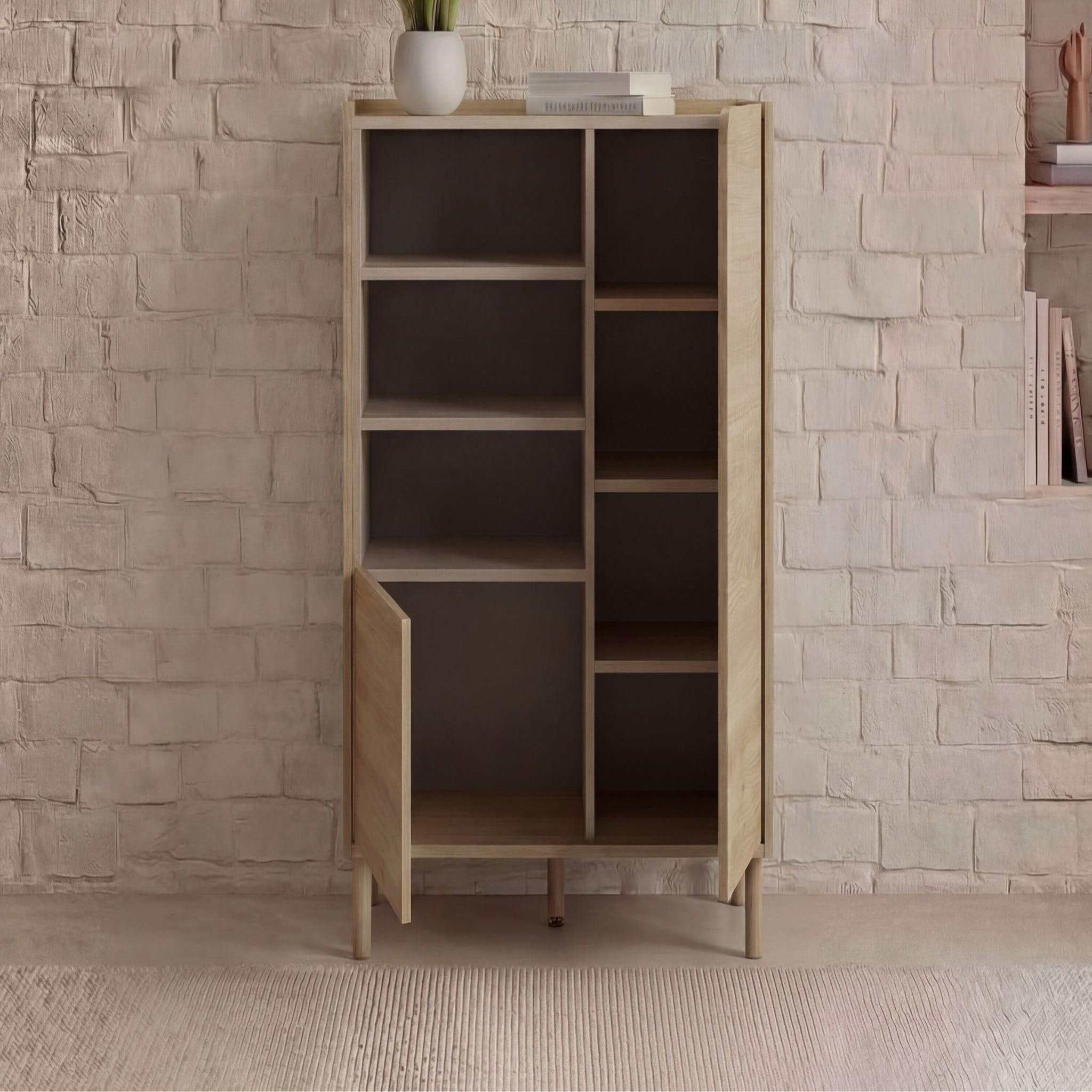 Voir la diapositive 4 : CASANOVA PARIS ISADORA - Commode 2 tiroirs 90cm en mélamine - Chêne clair